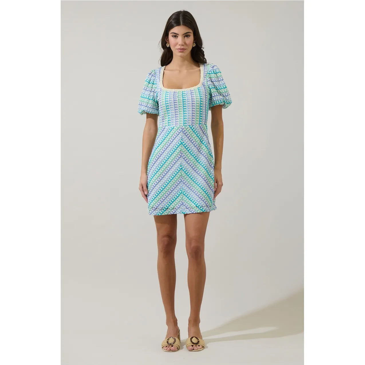 Widley Crochet Reyna Mini Dress