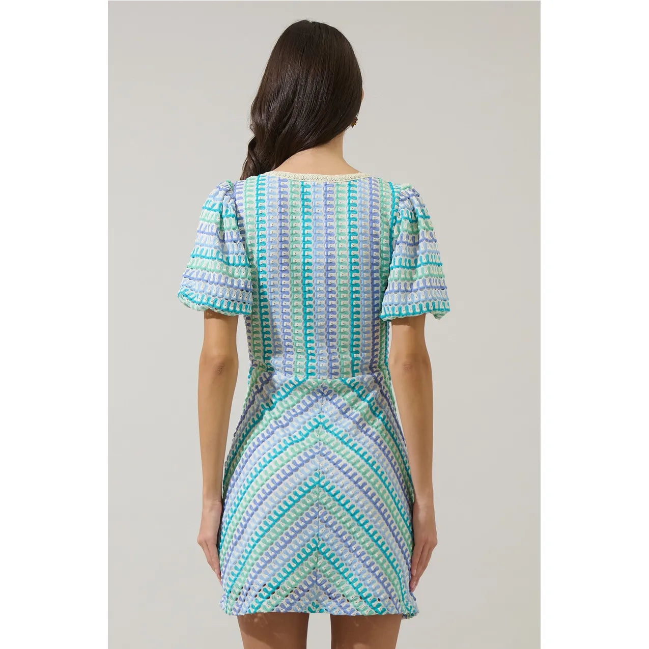 Widley Crochet Reyna Mini Dress