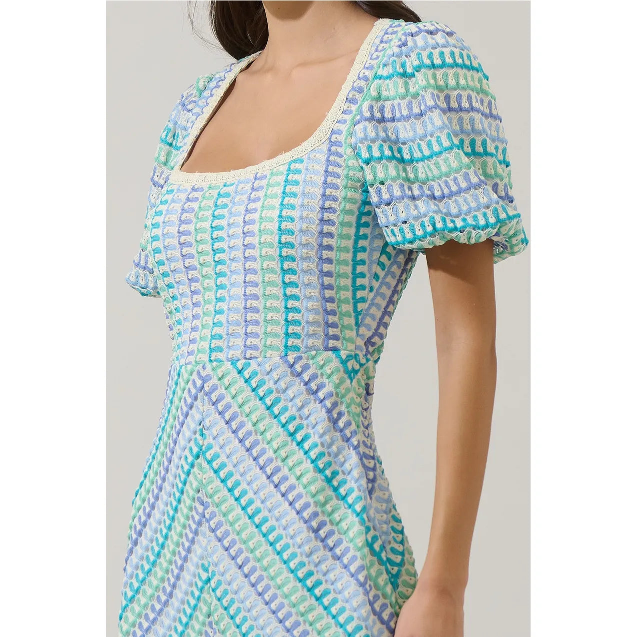 Widley Crochet Reyna Mini Dress