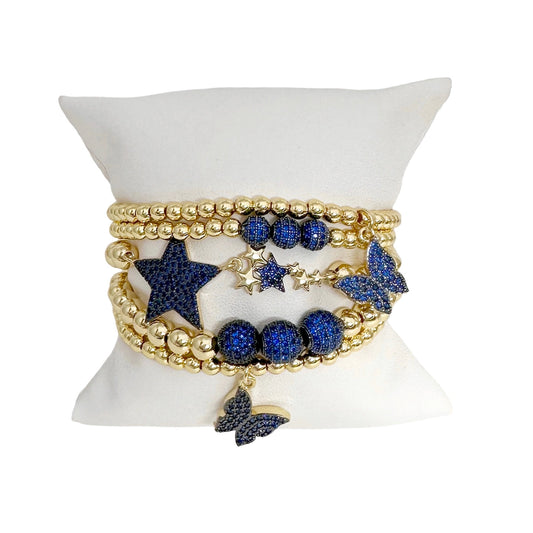 Love Lisa, Celia Blue Butterfly Stack Collection