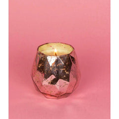 Light Coral Sweet Grace Candle #011 Blush Mercury Glass