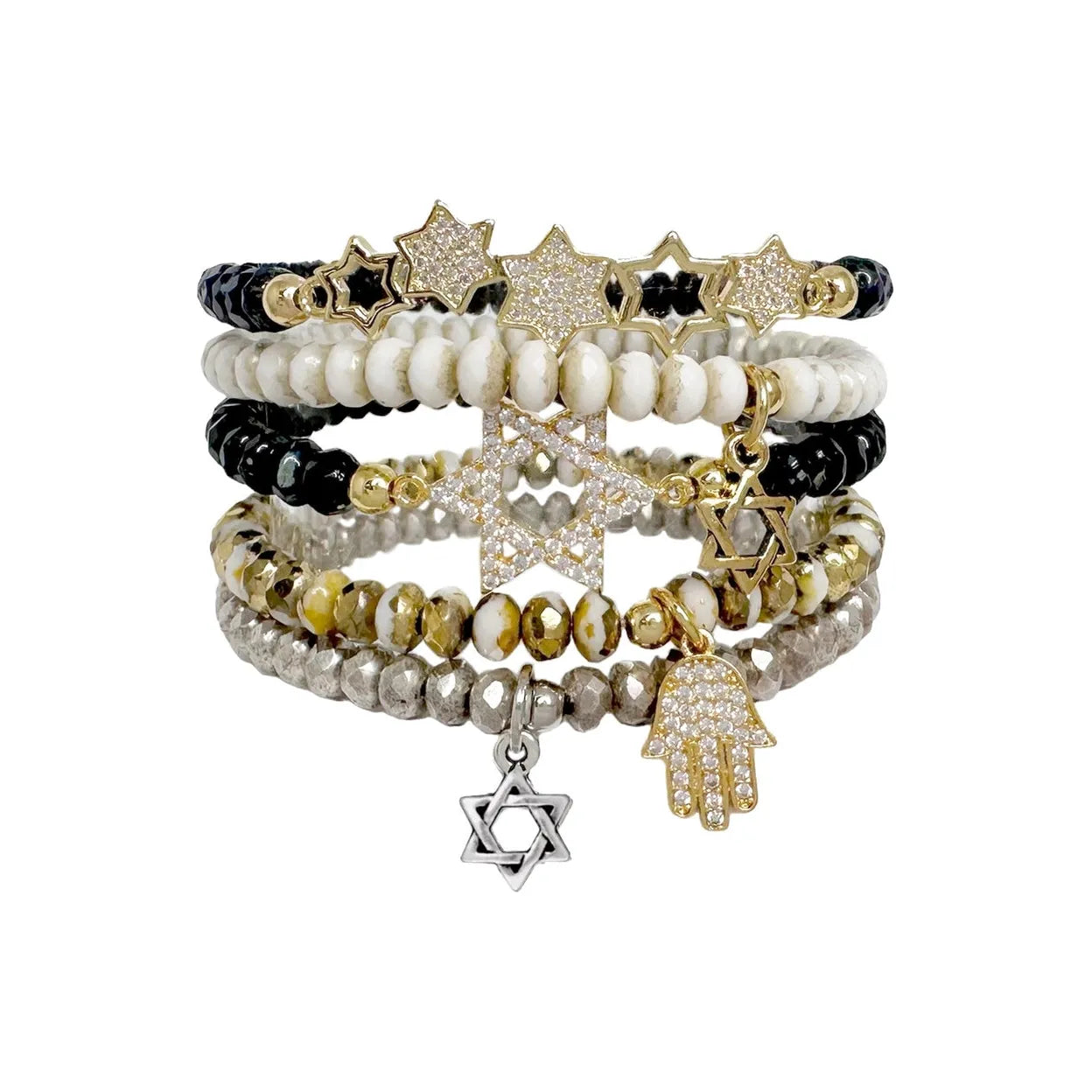 Love Lisa, Harper Judaica Bracelet Stack Collection