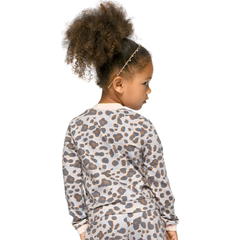 White Smoke Hannah Banana Clothing Front Twist Top with Star Trim Detail